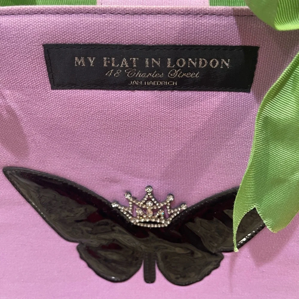 My Flat in London Butterfly Tote Bag